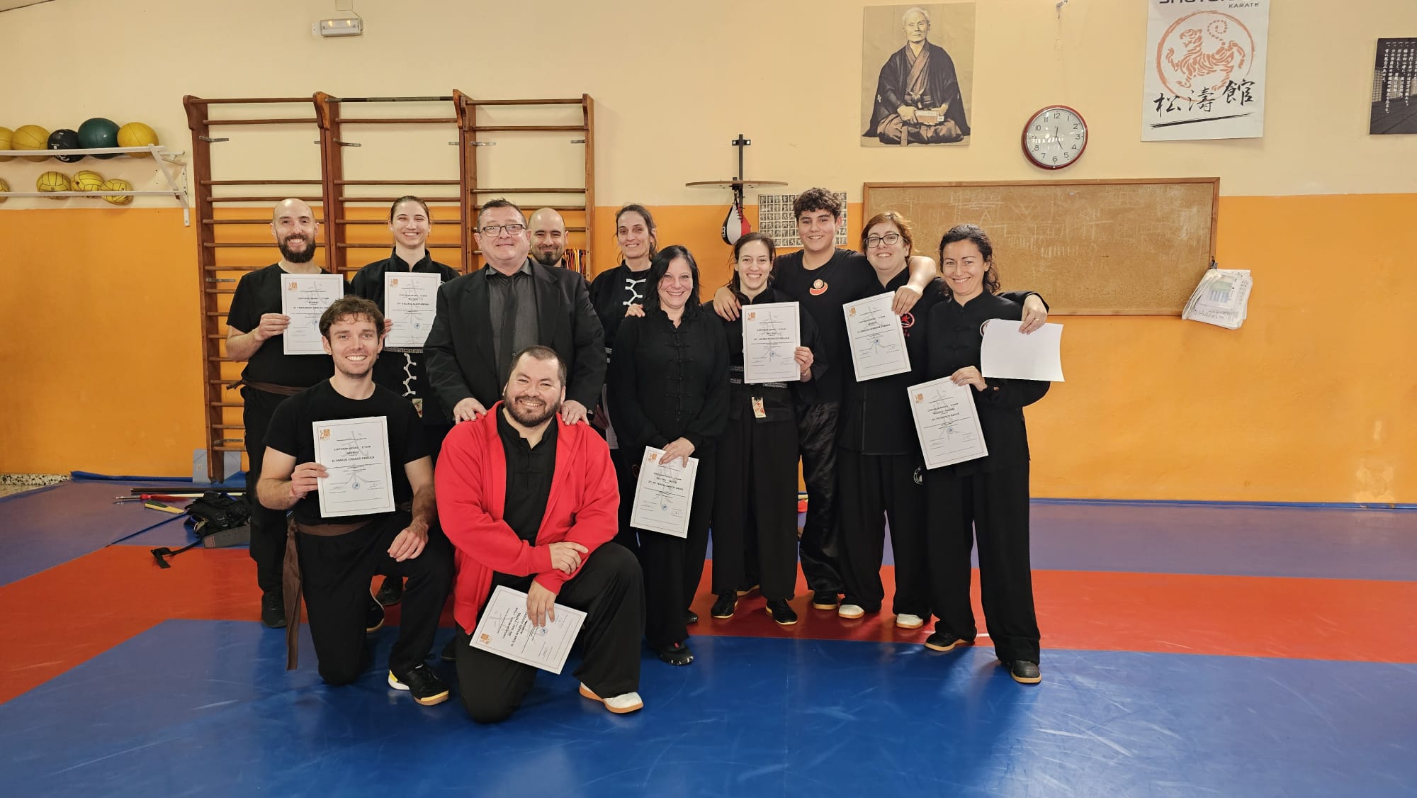 Examen paso de grado de wushu. Valencia17-02-24